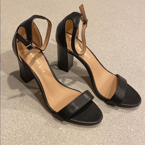 NWOT Black Madden Girl Heels - Picture 12 of 12